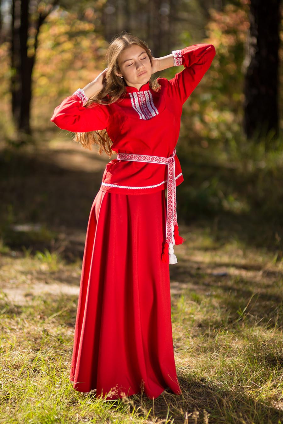 Underwear Women in Slavic costumes in Lugansk